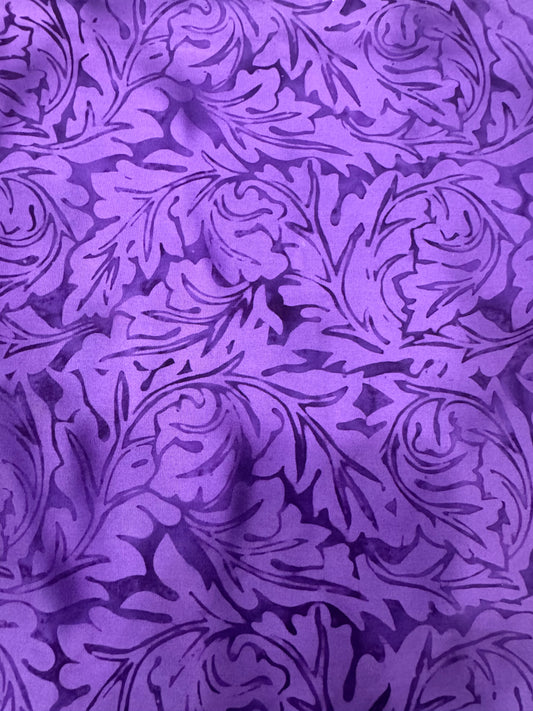 ***SALE***BATIK – Midnight Vine- Textured Print – 100% Cotton
