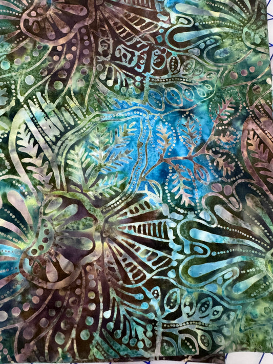 ***SALE***BATIK – Botanical Reef - Textured Print – 100% Cotton