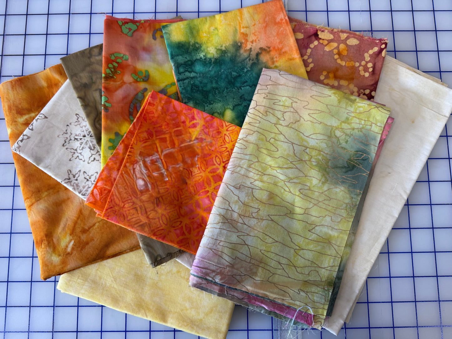 Sew Colorful Batik Bundle - Golden Coast