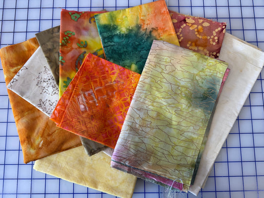 Sew Colorful Batik Bundle - Golden Coast