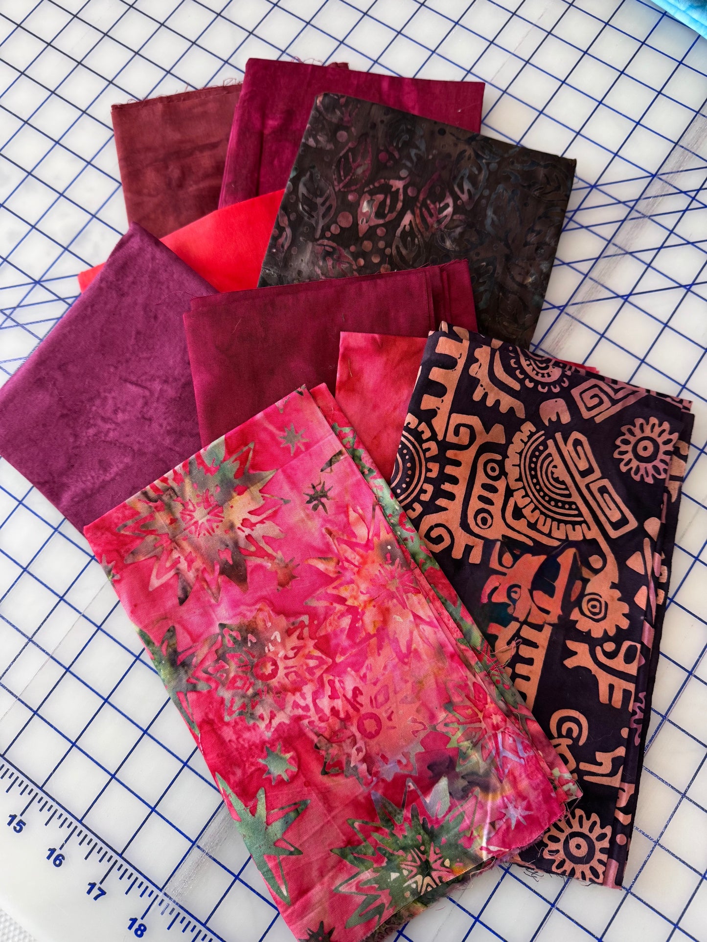 Sew Colorful Batik Bundle - Mulberry Nights