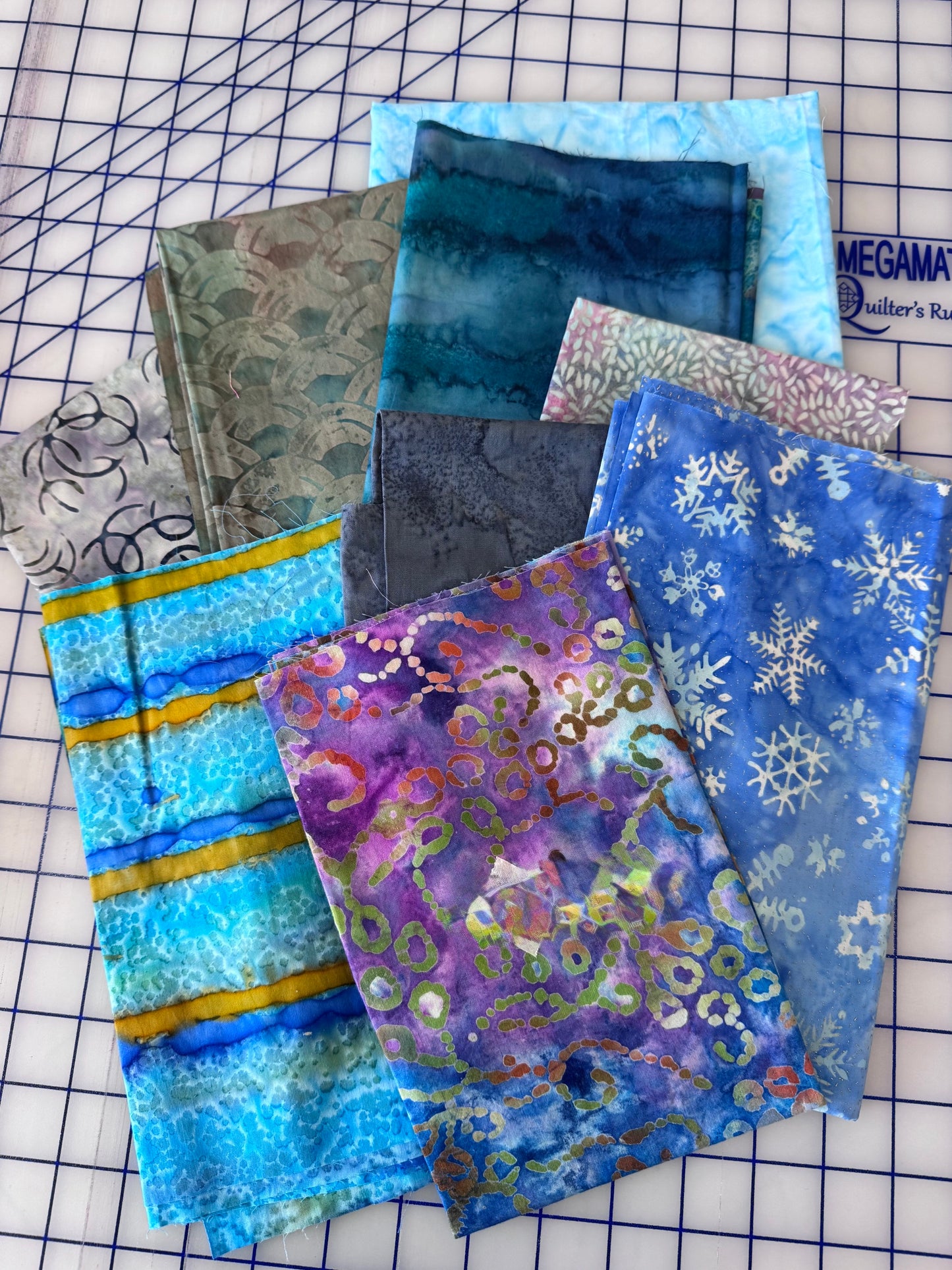 Sew Colorful Batik Bundle - Northern Lights
