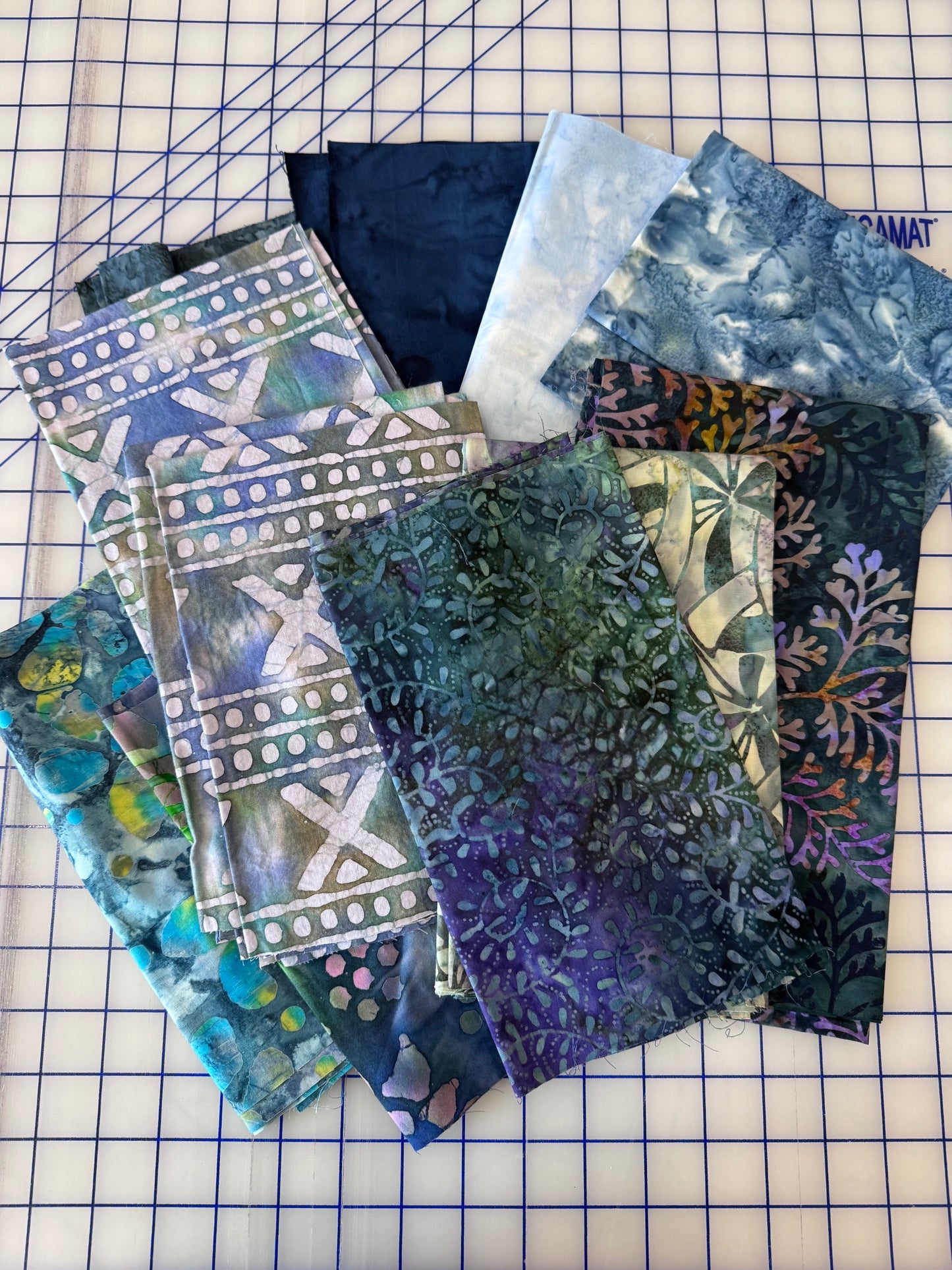 Sew Colorful Batik Bundle - Pacific Current