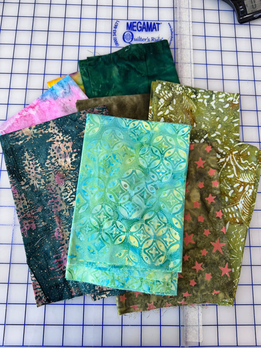 Sew Colorful Batik Bundle - Seafoam Dreams