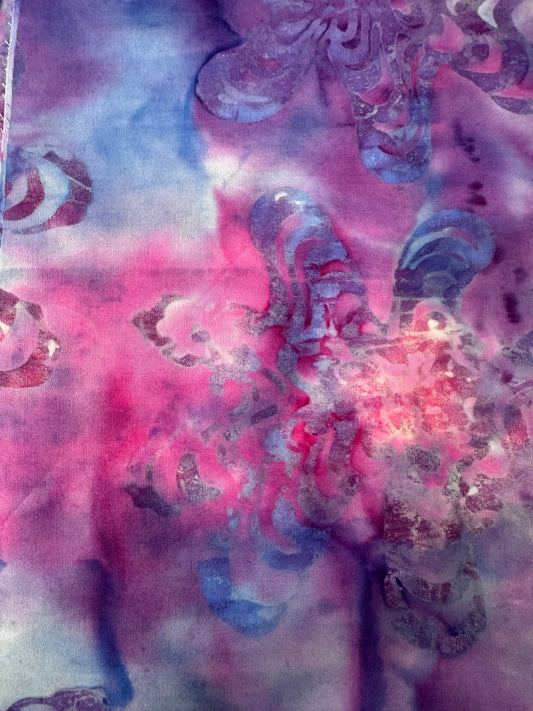 ***SALE***BATIK – Blushing Tide - Textured Print – 100% Cotton - 29"