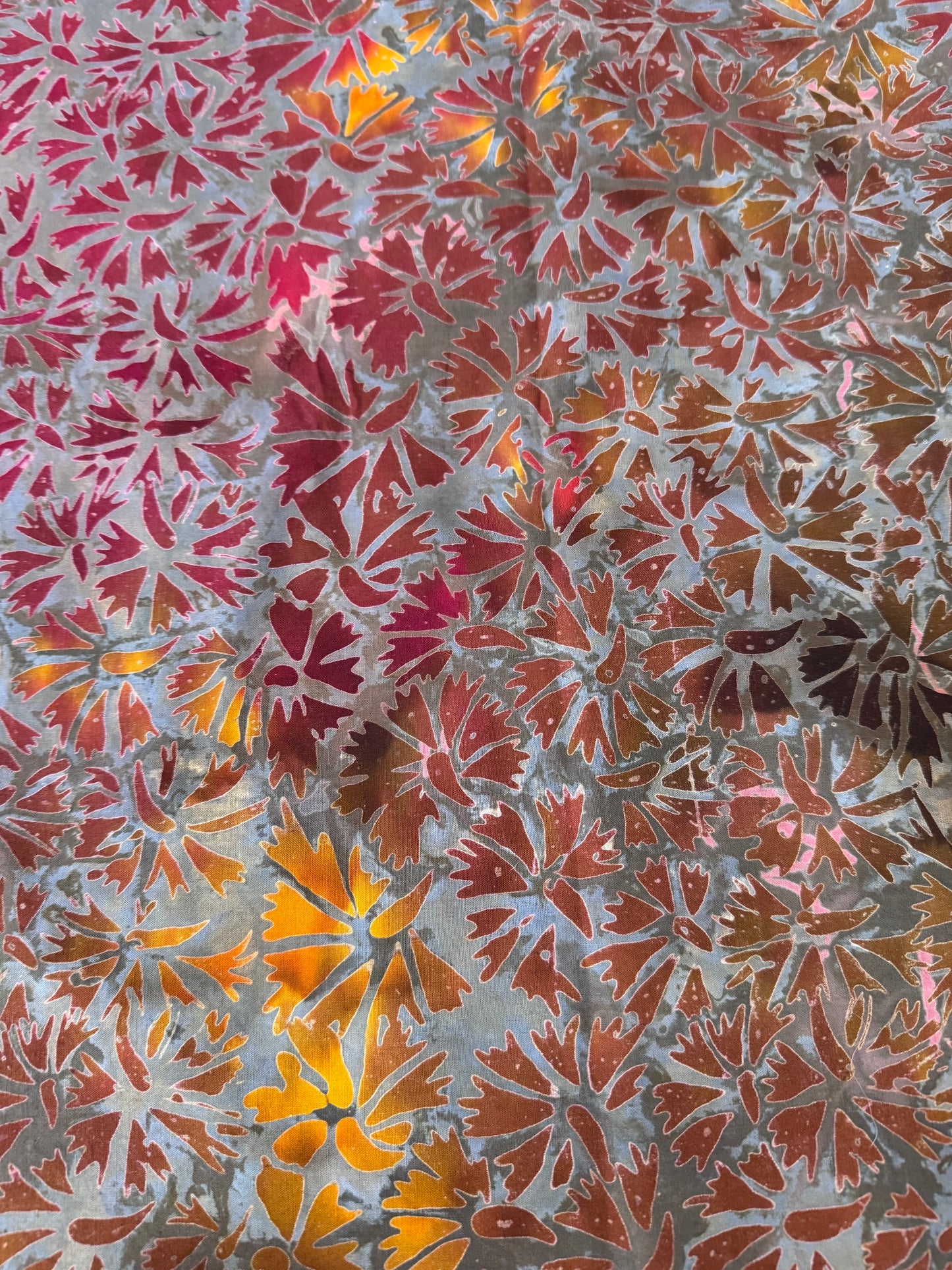 ***SALE***BATIK – Sunset Meadow- Textured Print – 100% Cotton