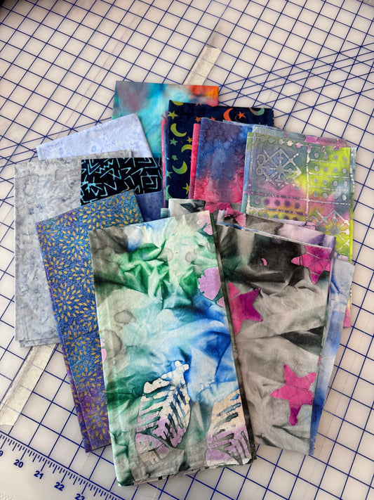 Sew Colorful Batik Bundle - Midnight Lagoon