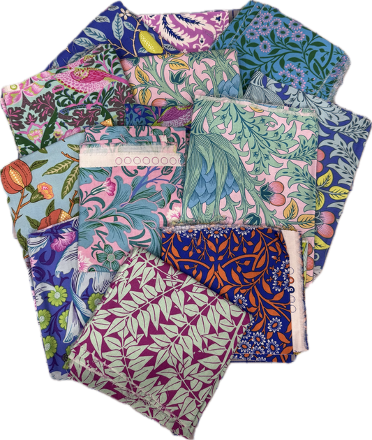 Kaffe Fassett x Morris & Co. Scrap Bag (B) – 4 Yards of Timeless Beauty
