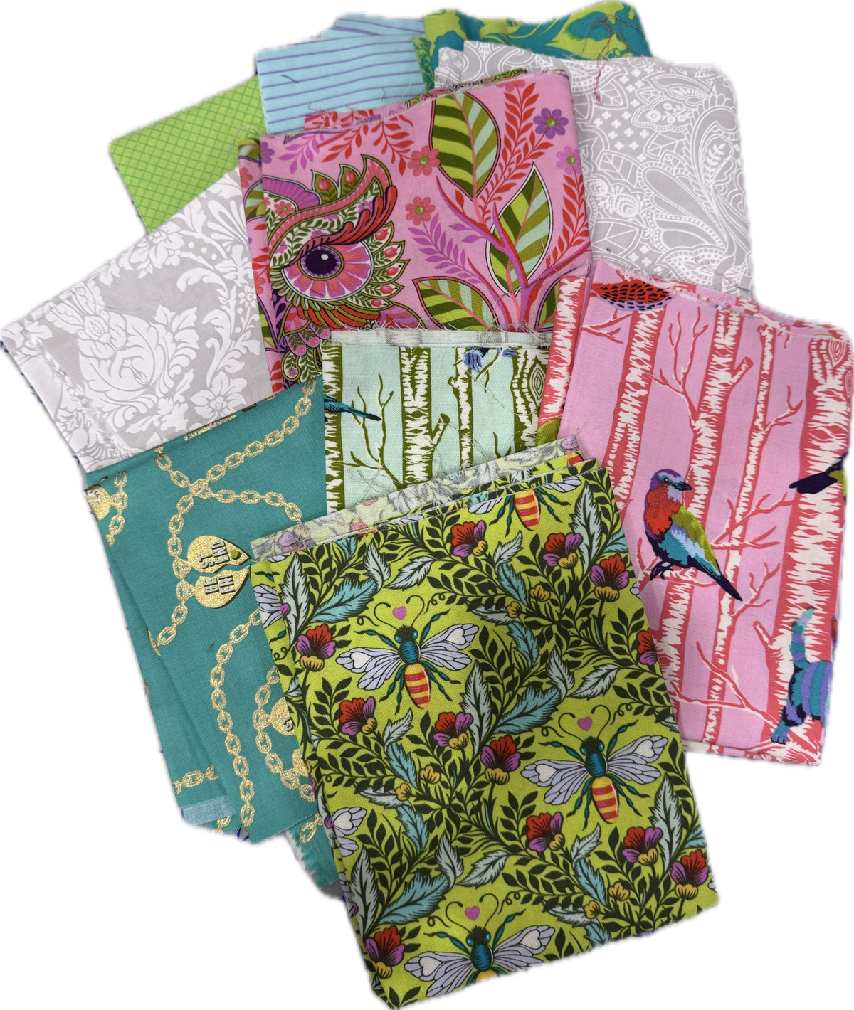 Tula Pink Scrap Bag (B) – 4 Yards of Curated Magic!
