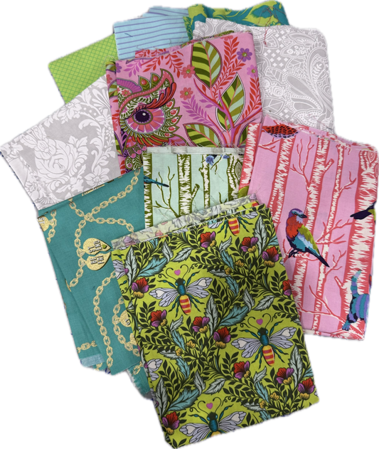 Tula Pink Scrap Bag (B) – 4 Yards of Curated Magic!