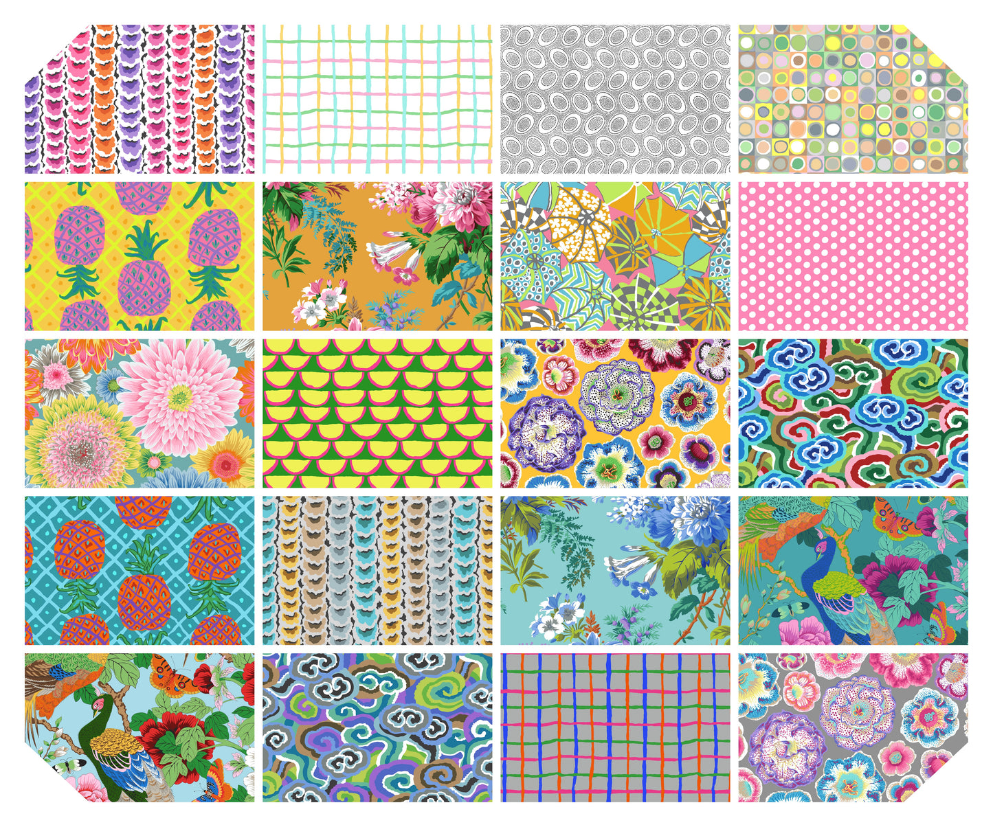 PRE-ORDER 2.5" DESIGN ROLL 40pc. Kaffe Collective August 2026 - Soft FB4DRGP.AUG26SOFT