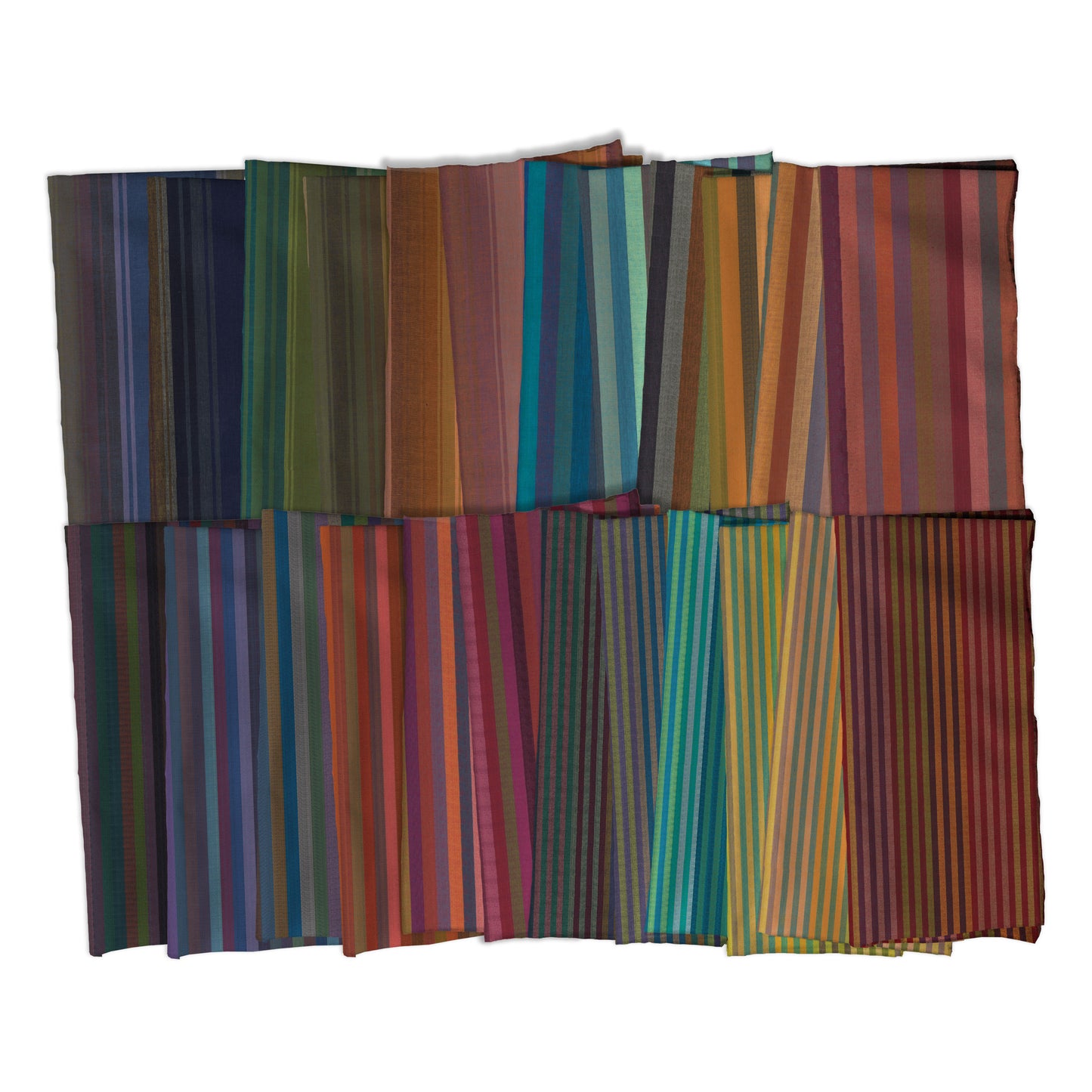 BACK IN STOCK 3/28 Woven Stripes - 1/2yd pack - 24pcs - Kaffe Fassett Collective FEBRUARY 2025