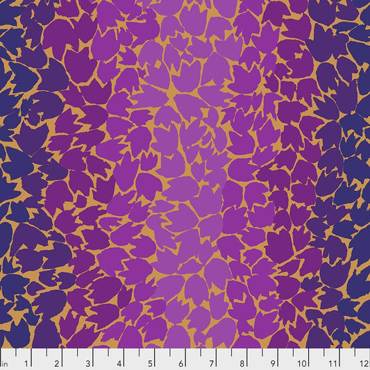 OOP OMBRE LEAVES Purple PWgp174.PURPLE February 2020 Kaffe Fassett for KFC