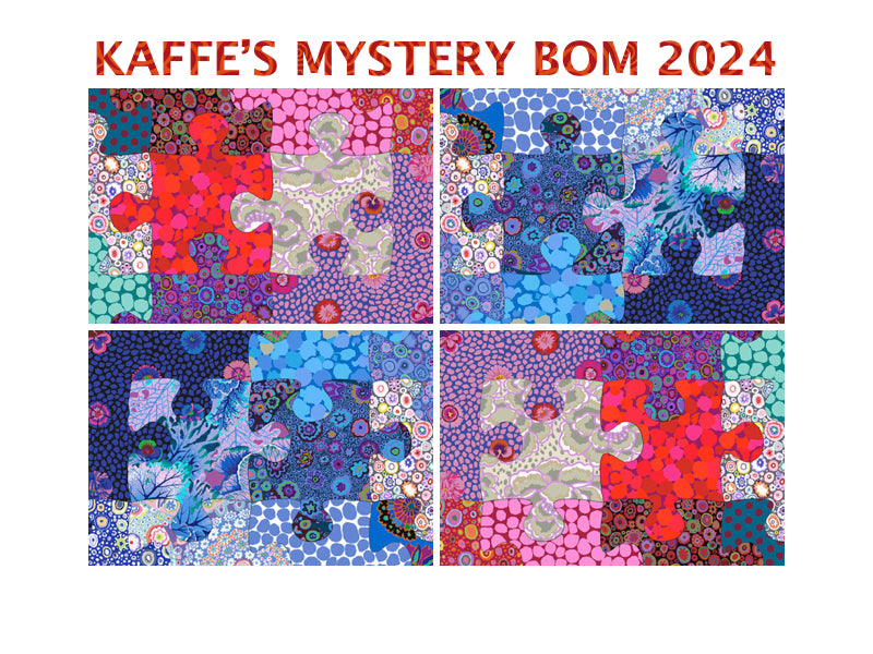 KAFFE MYSTERY BOM - July 2024  Choose your color way