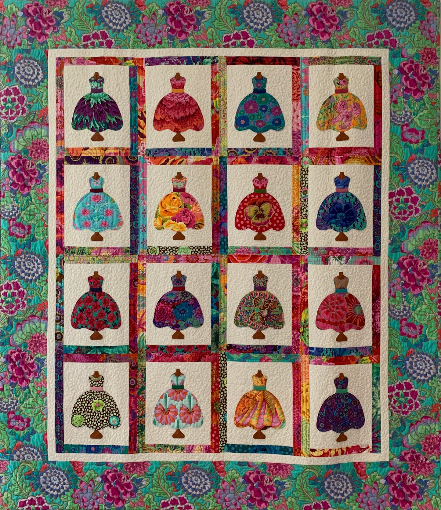 PRETTY DRESSES Quilt Kit Kaffe Fassett Collective fabrics