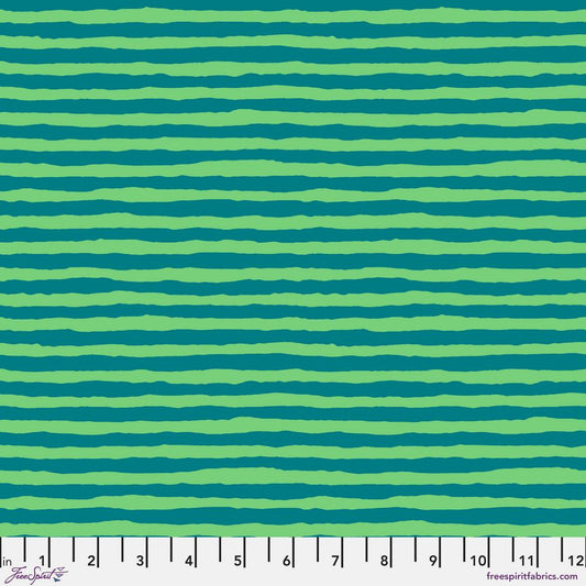 COMB STRIPE TEAL Green PWBM084 Brandon Mably Kaffe Fassett Collective FEBRUARY 2024