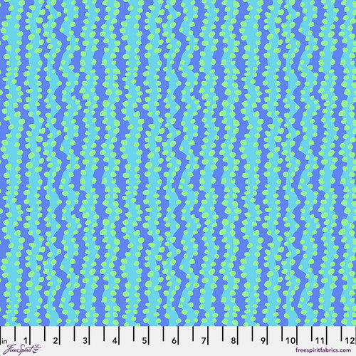 BUBBLE STRIPE AQUA PWBM079 Kaffe Fassett Collective FEBRUARY 2025