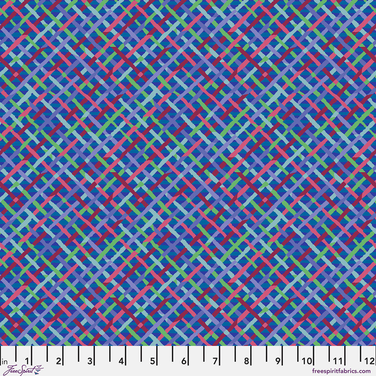 PRE-ORDER - SM MAD PLAID - COBALT - Bits & Bobs by Brandon Mably for KFC - PWBM109.COBALT - DECEMBER 2026
