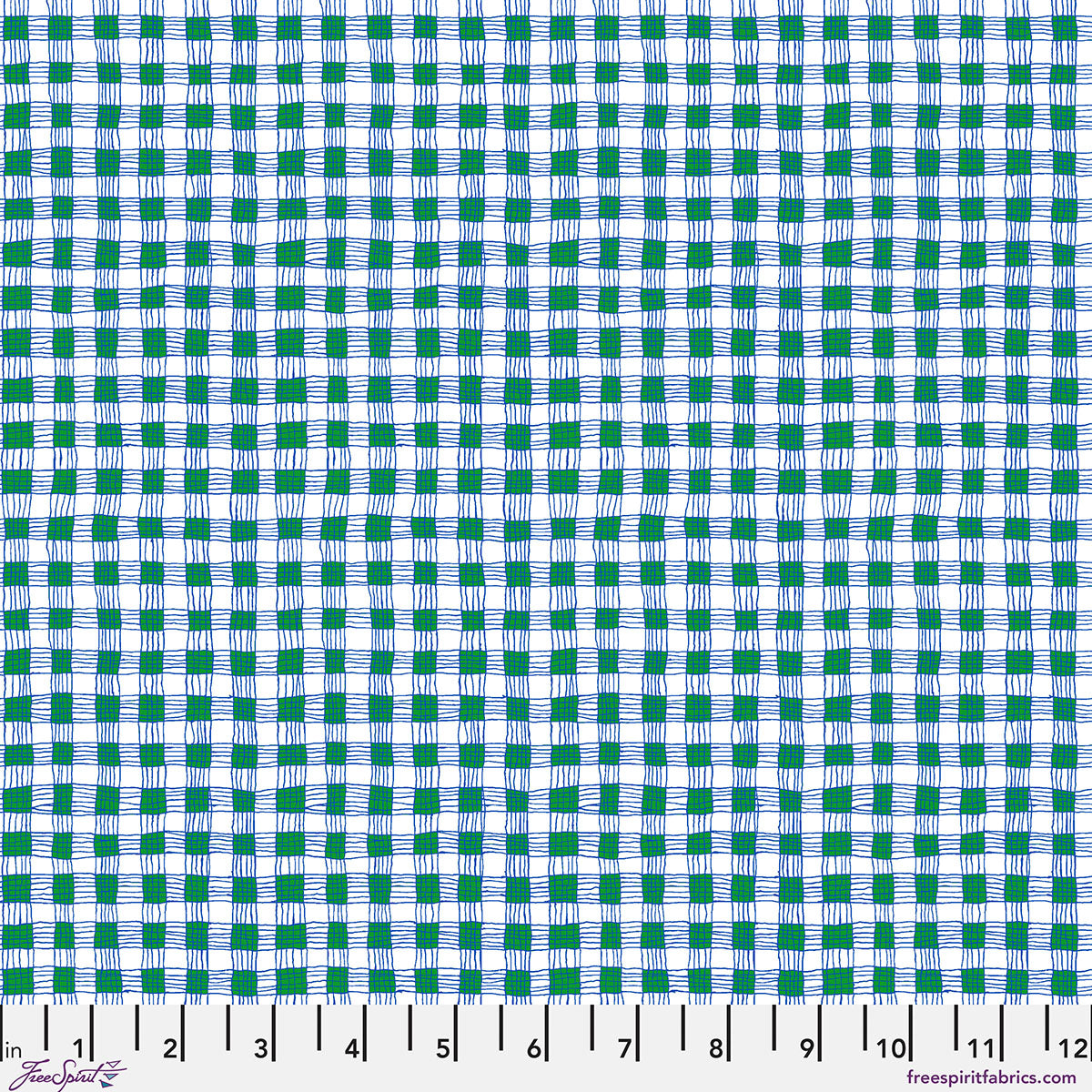 PRE-ORDER - SM GINGHAM - GREEN - Bits & Bobs by Brandon Mably for KFC - PWBM119.GREEN - DECEMBER 2026