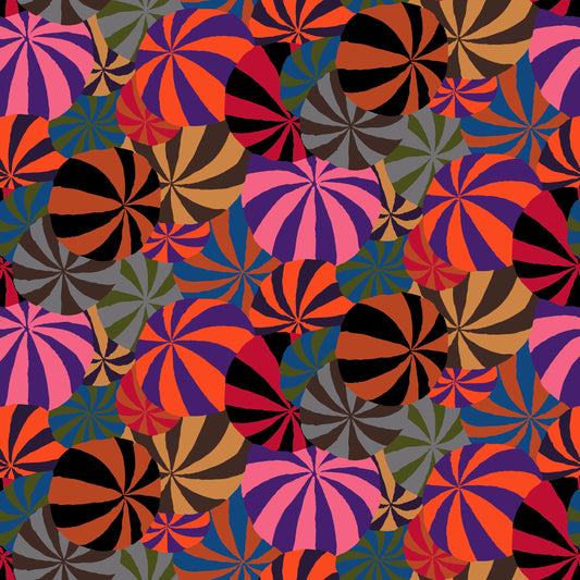 OOP - Beach Balls - Maroon PWGP037 Kaffe Fassett - KAFFE 85 & FABULOUS