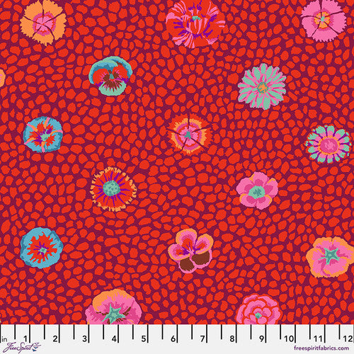 GUINEA FLOWER RED  PWGP59  Kaffe Fassett