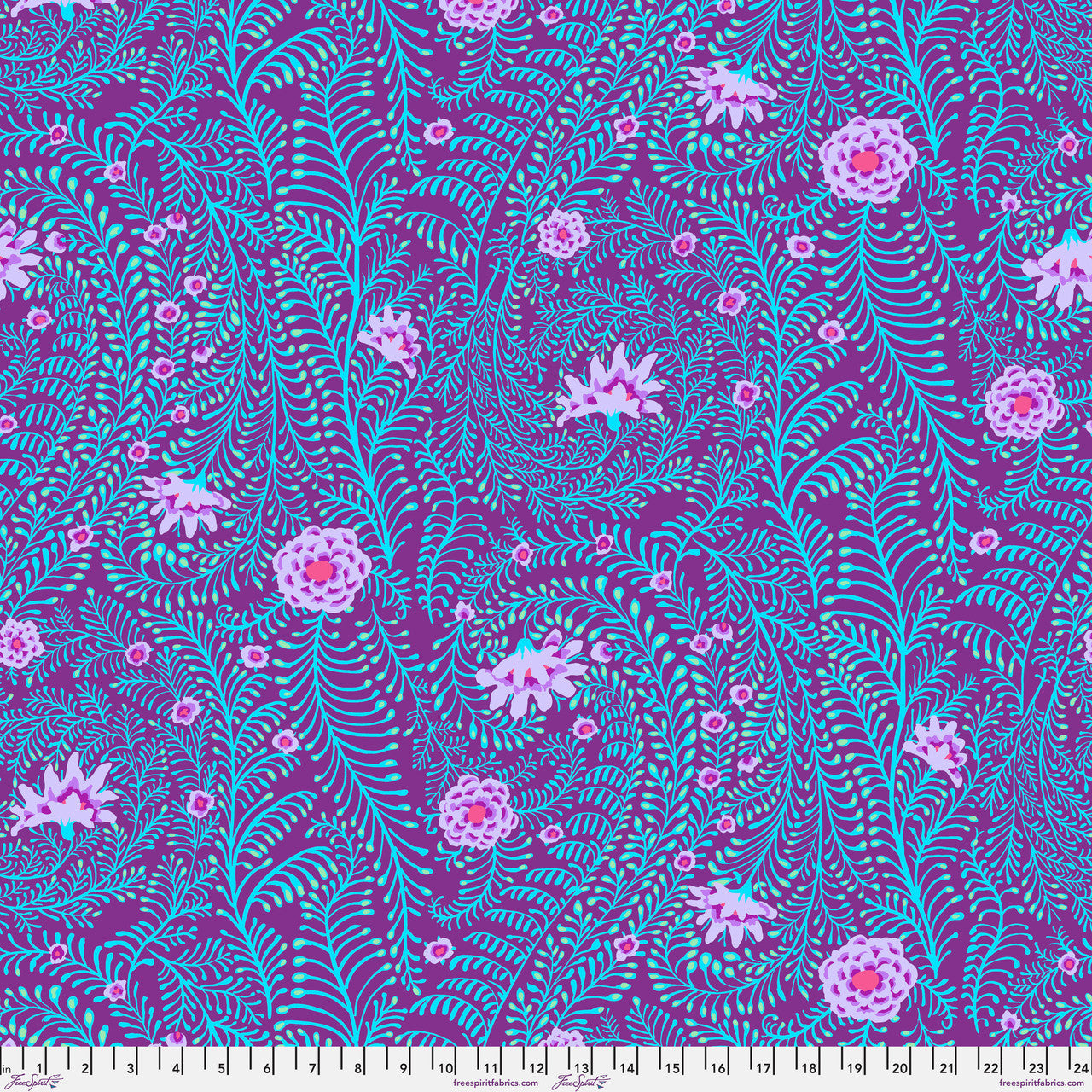 FERNS PURPLE PWGP147 Kaffe Fassett