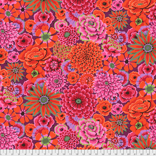 ENCHANTED RUST Red Pink PWGP172 Kaffe Fassett