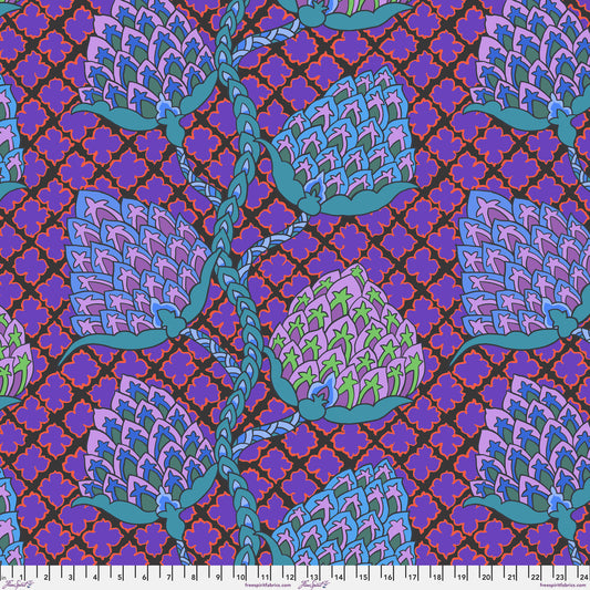 **SALE** PAISLEY FLOWER BLUE PWGP200 Kaffe Fassett Kaffe Fassett Collective FEBRUARY 2024