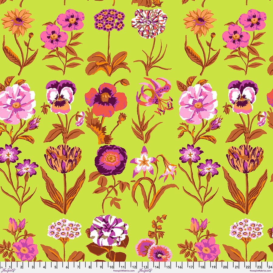 FLOWER STUDIES Lime PWGP205 Kaffe Fassett Collective FEBRUARY 2025