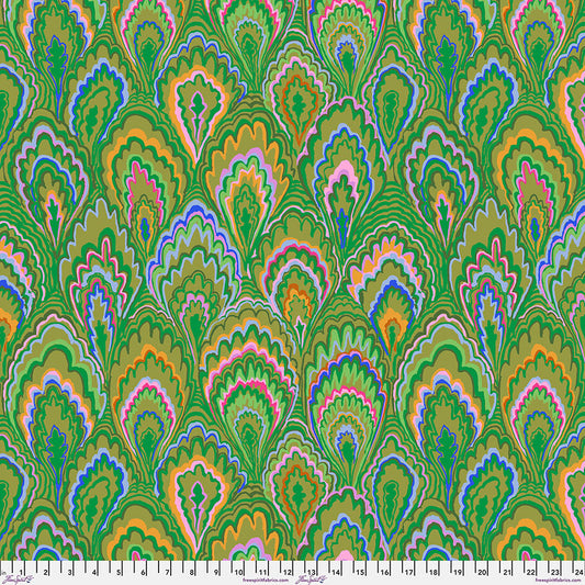 MARBLE SCALLOPS Green PWGP207 Kaffe Fassett Collective FEBRUARY 2025