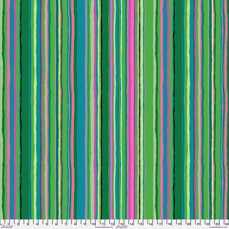 PRE-ORDER - ECHO STRIPE- Green PWGP209 Kaffe Fassett - February 2026