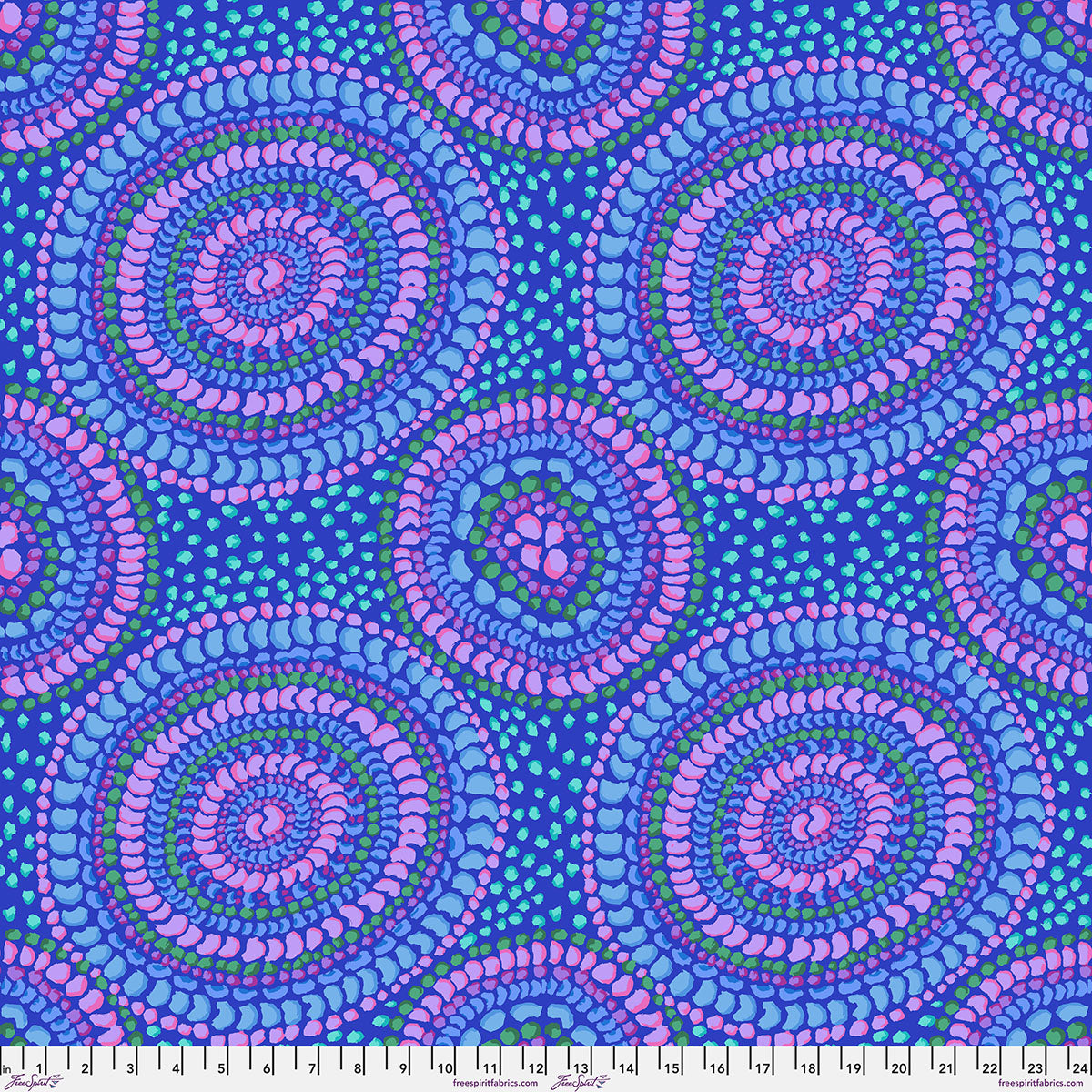 BEAN MOSAIC - BLUE - Kaffe Fassett for KFC - PWGP217.BLUE - FEBRUARY 2027