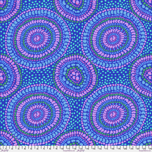 PRE-ORDER - BEAN MOSAIC - BLUE - Kaffe Fassett for KFC - PWGP217.BLUE - FEBRUARY 2027