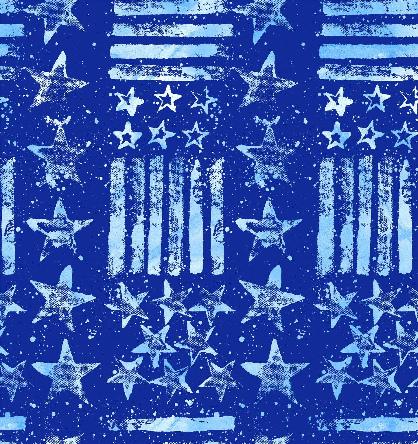 FreeSpirit Americana Stars and Stripes Large - Blue - PWKP089.BLUE