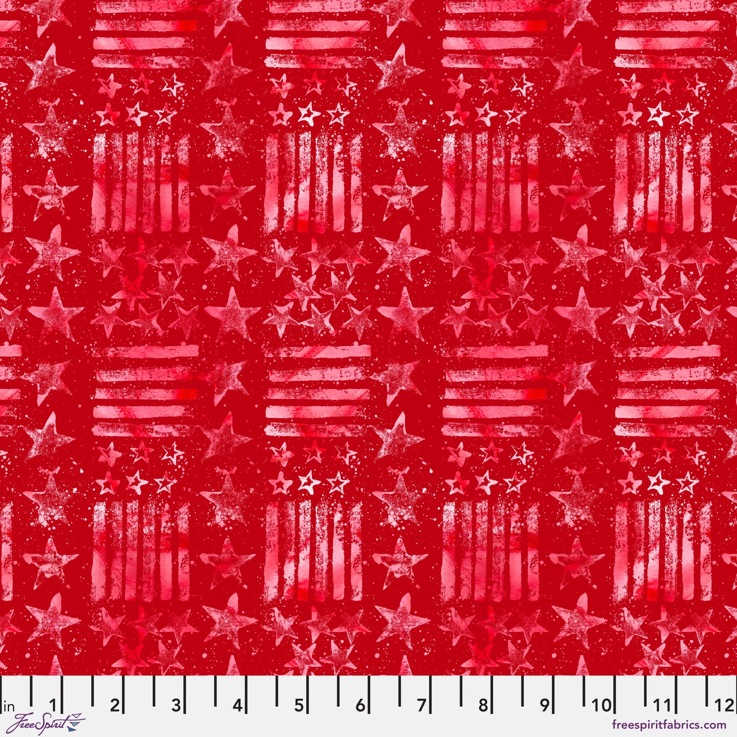 FreeSpirit Americana Stars and Stripes SM - Red - PWKP090.RED