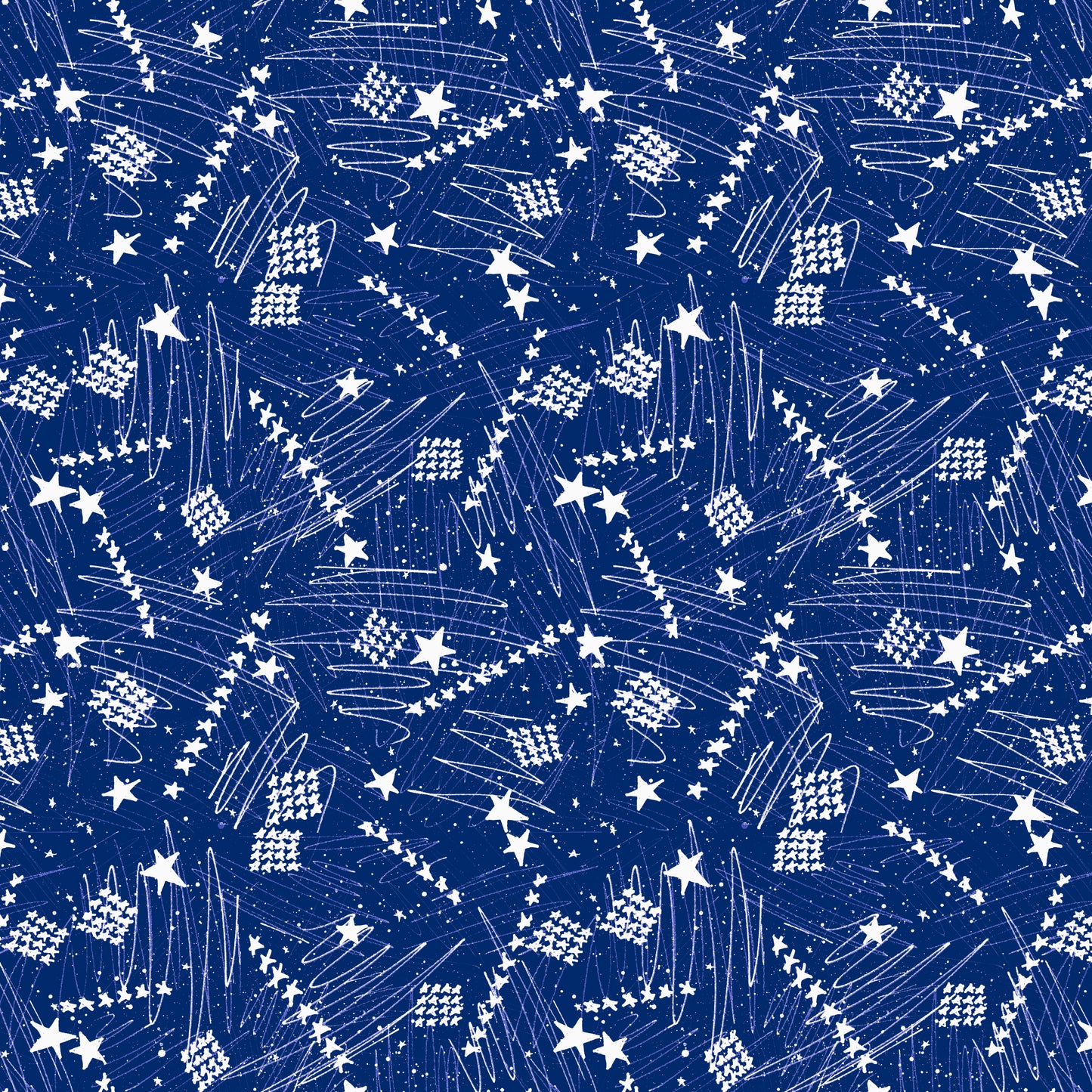 FreeSpirit Americana Stars in the Sky SM - Blue - PWKP091.BLUE