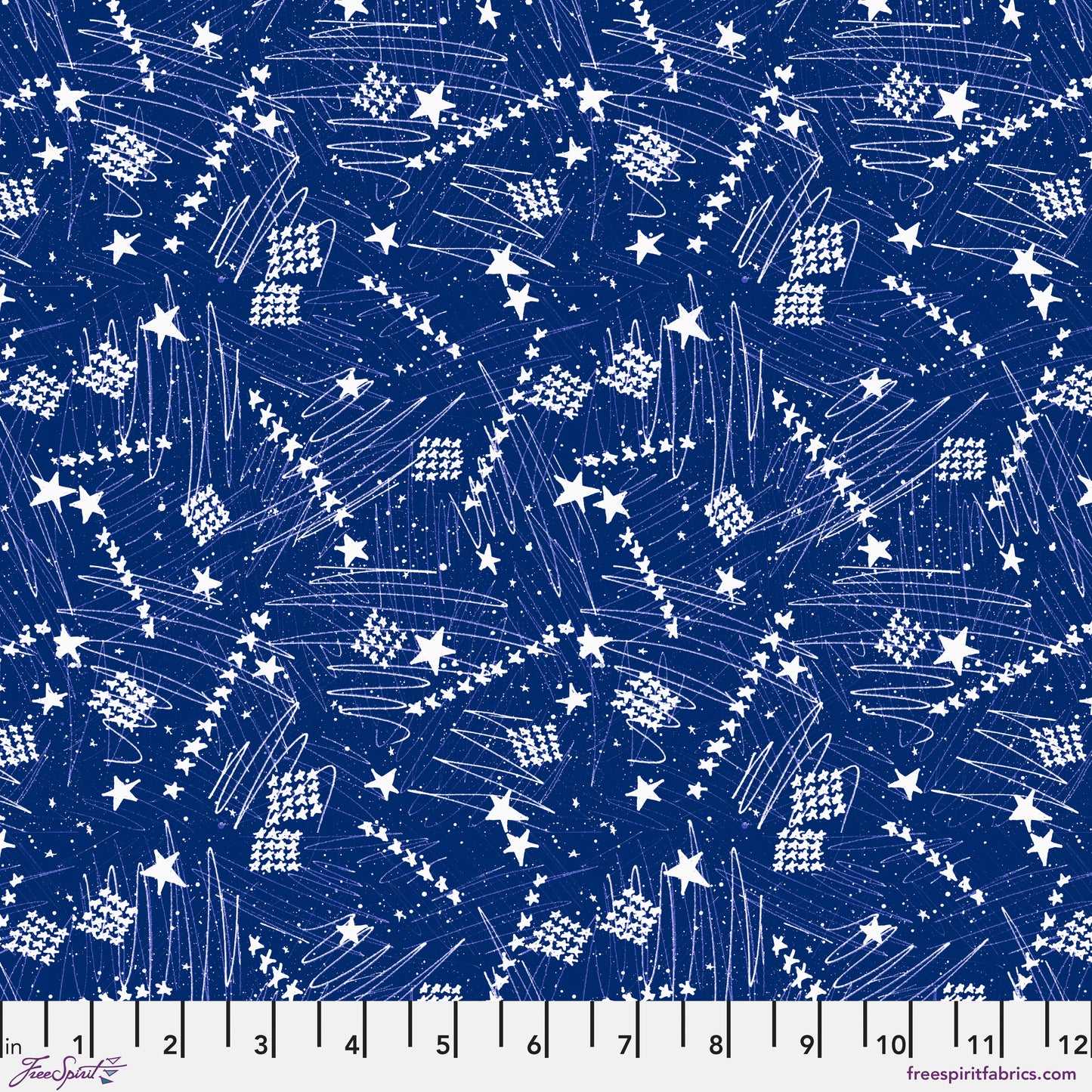 FreeSpirit Americana Stars in the Sky SM - Blue - PWKP091.BLUE