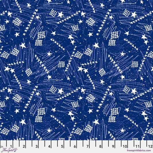 FreeSpirit Americana Stars in the Sky SM - Blue - PWKP091.BLUE