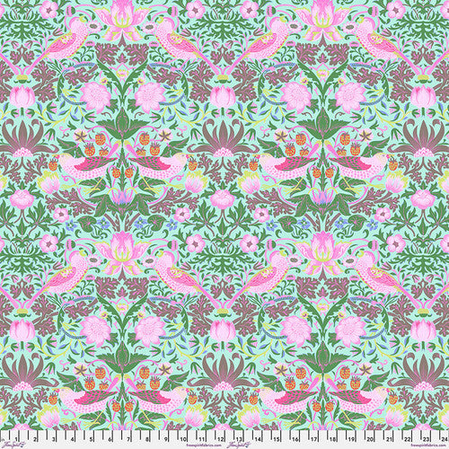 STRAWBERRY THIEF Aqua PWKW013 Kaffe x Morris & Co. DECEMBER 2024