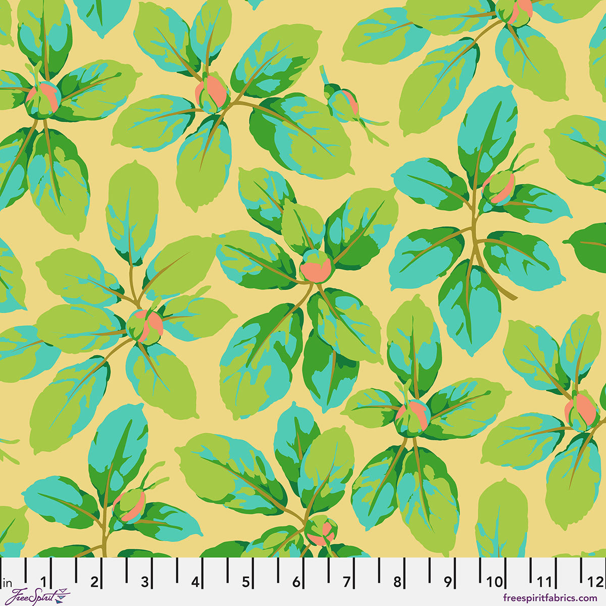 ROSE LEAVES - YELLOW - Martha Negley for KFC - PWMD005.YELLOW - FEBRUARY 2027