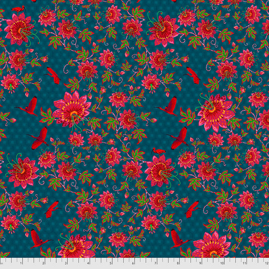 ***SALE*** Magic Country by Odile Bailloeul for FreeSpirit PWOB053.BLUE