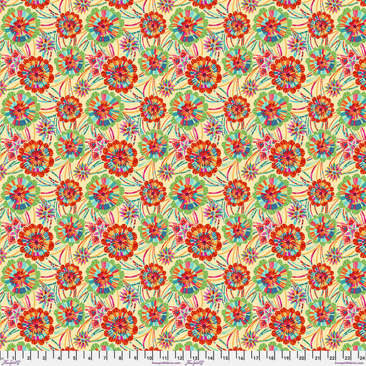 ***SALE*** SM Rosettes - Cream - Festival - Odile Bailloeul for FREESPIRIT -  PWOB117.CREAM