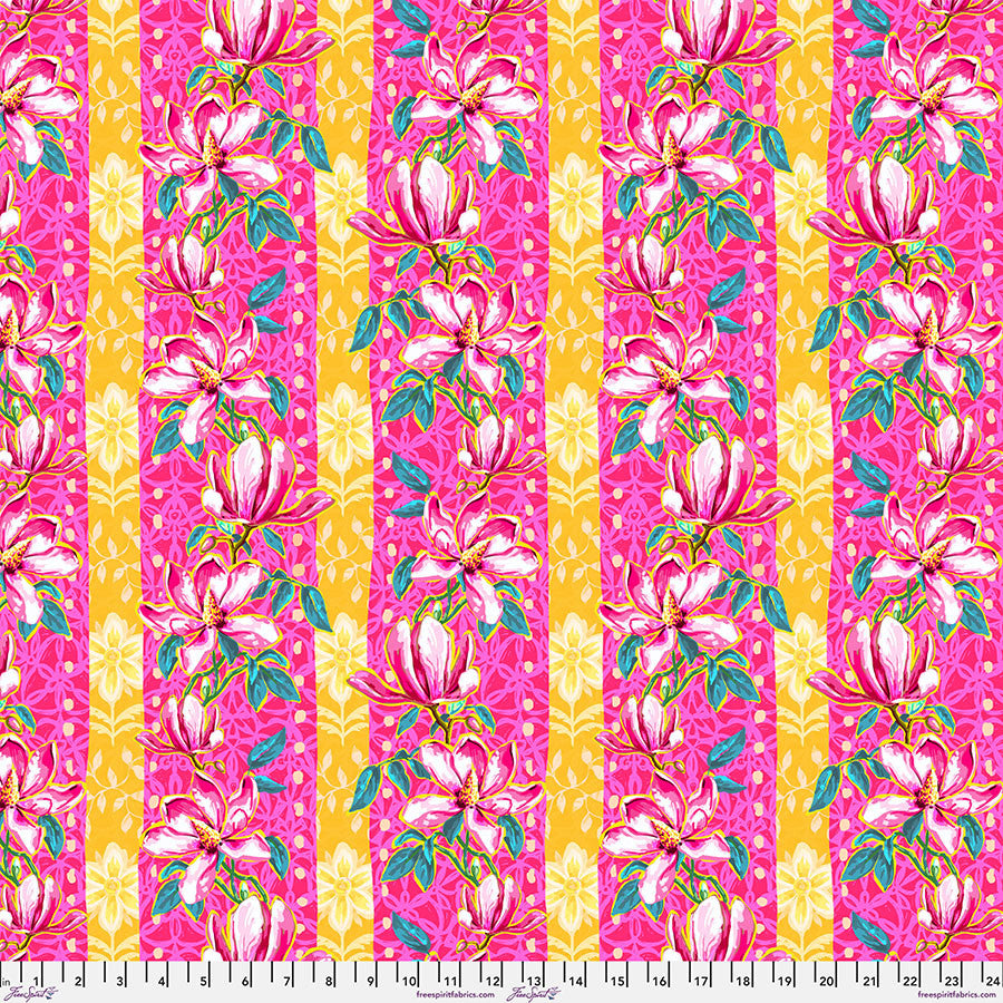 ***SALE*** Magnolias - Pink - Festival - Odile Bailloeul for FREESPIRIT -  PWOB119.PINK