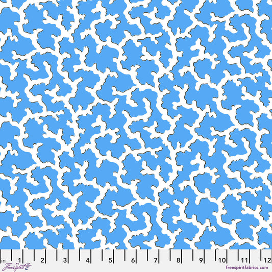 ***SALE*** CORAL BLUE PWPJ004 Philip Jacobs Kaffe Fassett Collective FEBRUARY 2024