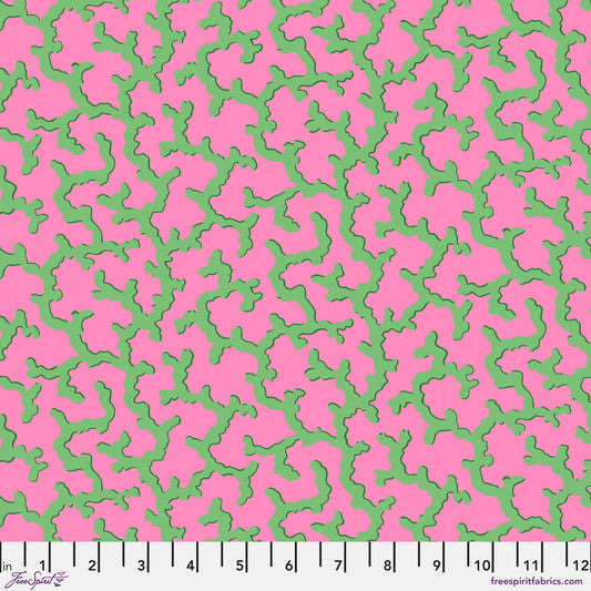 CORAL GREEN Pink PWPJ004 Philip Jacobs Kaffe Fassett Collective FEBRUARY 2024