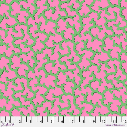 ***SALE*** CORAL GREEN Pink PWPJ004 Philip Jacobs Kaffe Fassett Collective FEBRUARY 2024