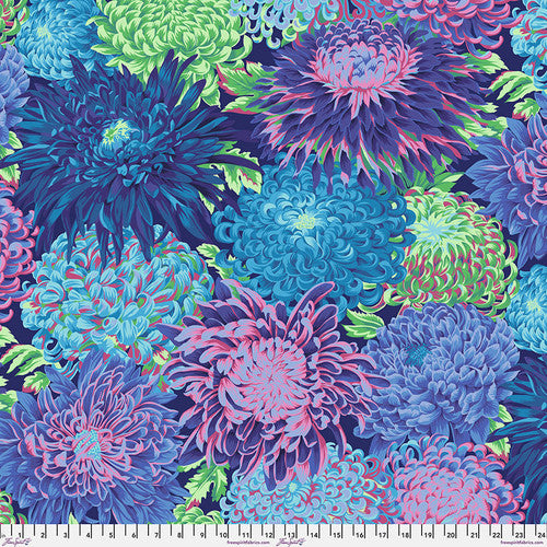 JAPANESE CHRYSANTHEMUM BLUE  PWPJ041 Philip Jacobs