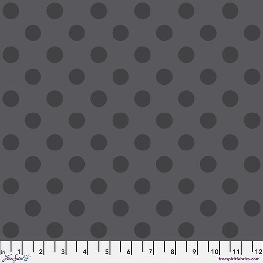 PRE-ORDER - POM POM - CARBON - True Colors Graywork PWTP118.CARBON - Tula Pink - October 2025