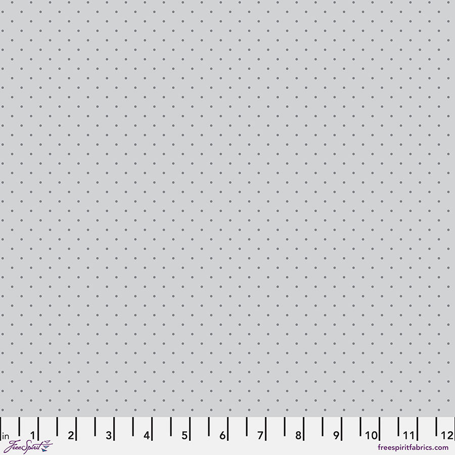 PRE-ORDER - TINY DOTS - FOG - True Colors Graywork PWTP185.FOG - Tula Pink - October 2025