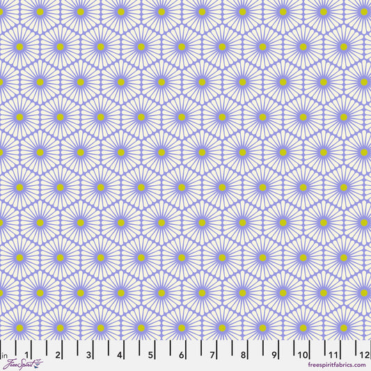 ***SALE*** DAISY CHAIN - BLUEBELL - Metallic Besties PWTP220.BLUEBELL Tula Pink